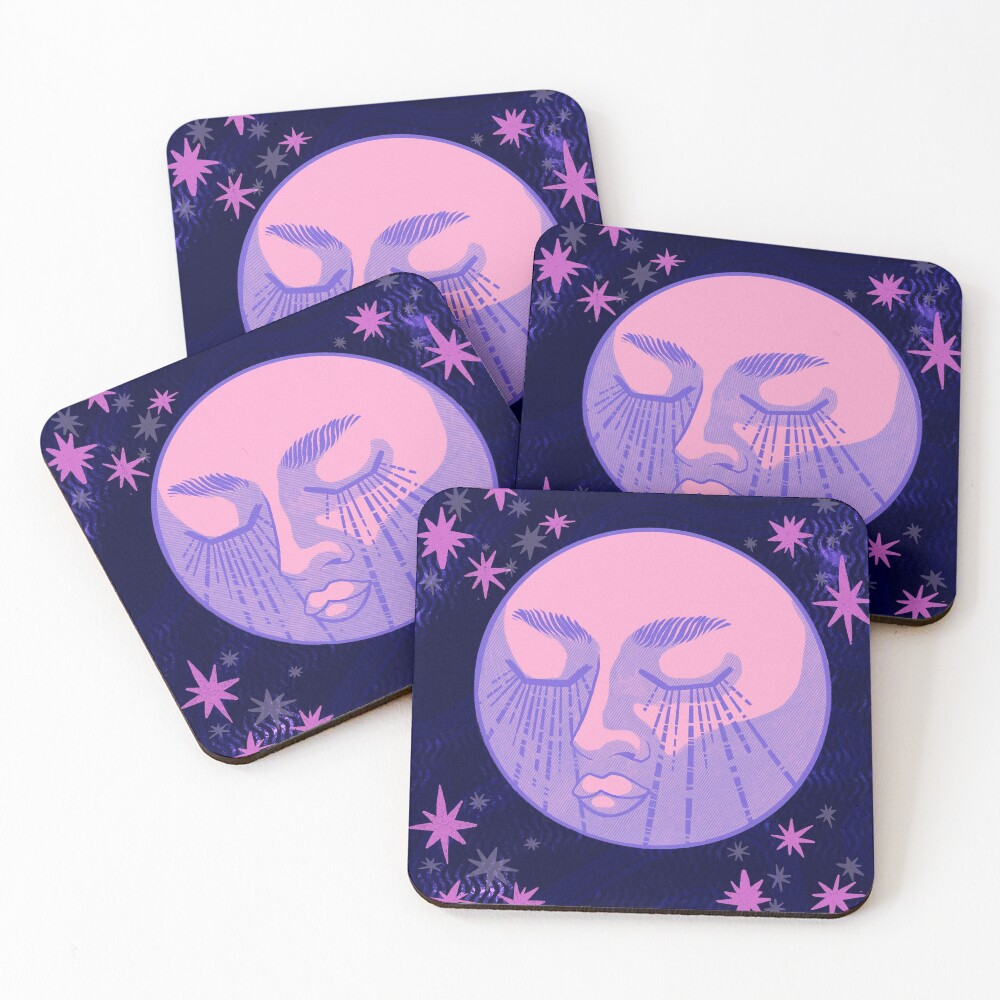 Item preview, Coasters (Set of 4) designed and sold by cryptidmingle.