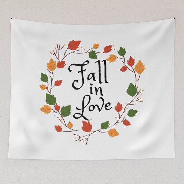 Item preview, Autumn Fall in Love Wreath  designed and sold by JoyfullyMade.