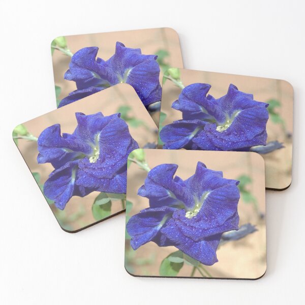 Item preview, Blue Flower With Dew Drops designed and sold by cynarts.