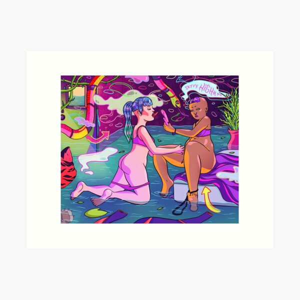 Eve- Sex Positive Lesbian Print Art Print