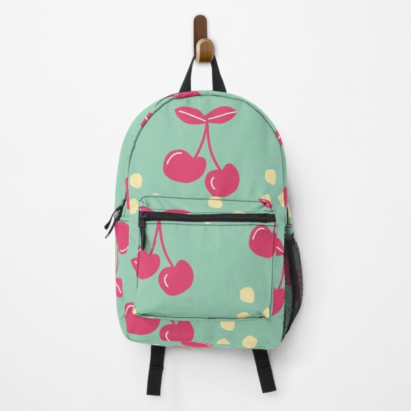 Item preview, Aqua cherry and flowers cute pattern gift design designed and sold by Michael Schmidt.