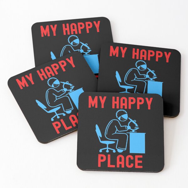 Item preview, MEDICAL LABORATORY SCIENTIST MY HAPPY PLACE FUNNY LABLIFE LAB TECH     designed and sold by Hippiesole.