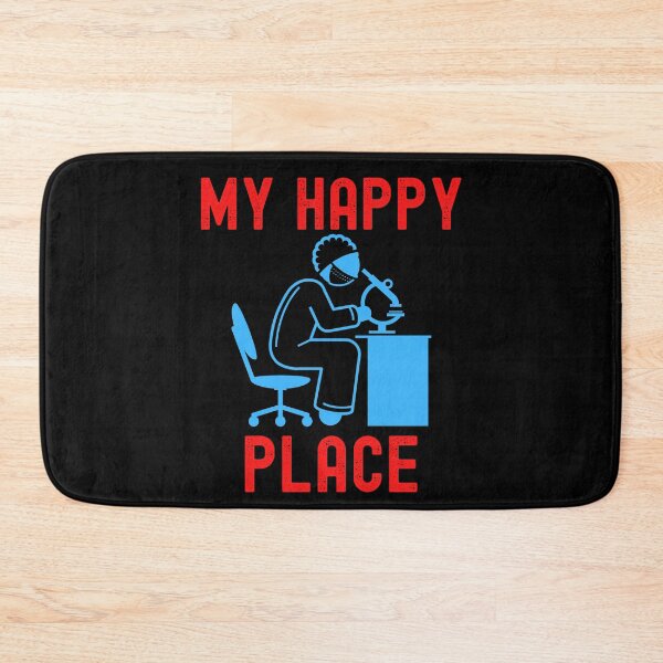 Item preview, MEDICAL LABORATORY SCIENTIST MY HAPPY PLACE FUNNY LABLIFE LAB TECH     designed and sold by Hippiesole.