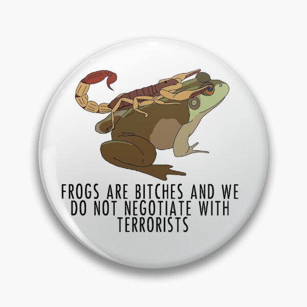 Item preview, Frogs Are Bitches And We Do Not Negotiate With Terrorists - The Umbrella Academy designed and sold by SedgeWren.