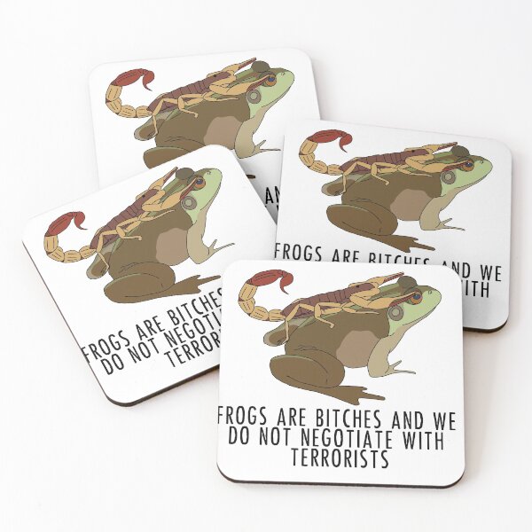 Item preview, Frogs Are Bitches And We Do Not Negotiate With Terrorists - The Umbrella Academy designed and sold by SedgeWren.