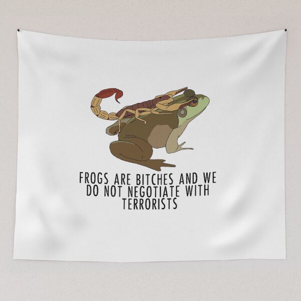 Item preview, Frogs Are Bitches And We Do Not Negotiate With Terrorists - The Umbrella Academy designed and sold by SedgeWren.