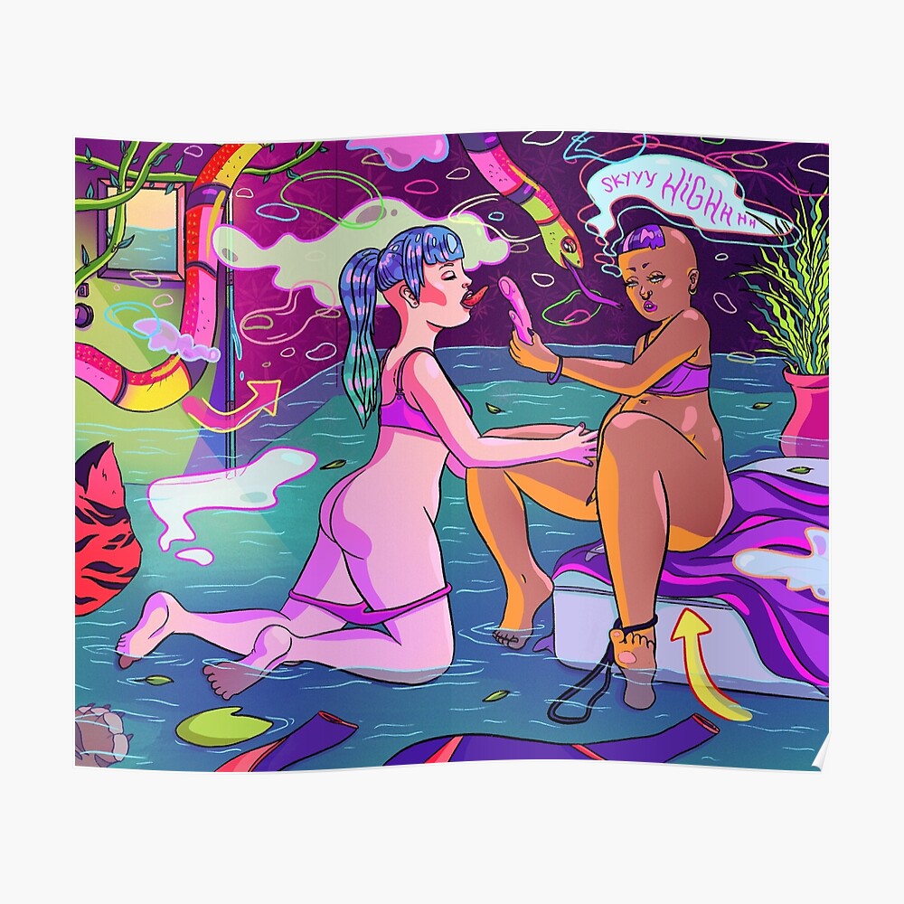 Lesbian sex art