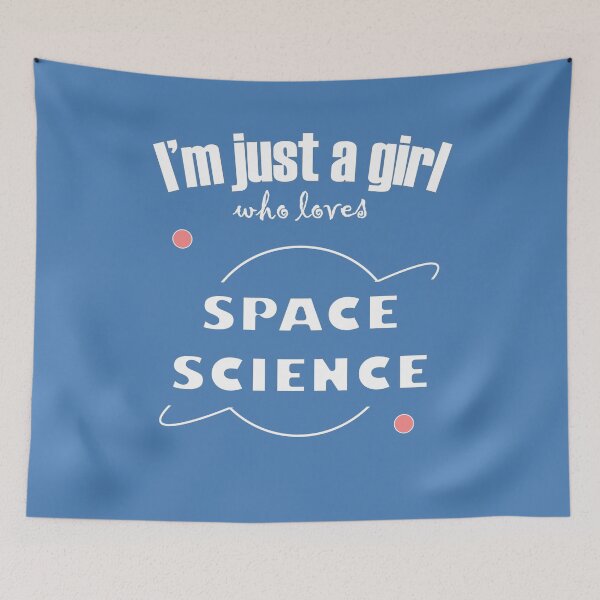 Item preview, Girl Who Loves Space Science designed and sold by DeAnna Hickman.
