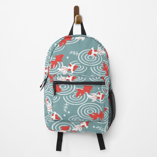 Item preview, Japanese Goldfish Pond Print designed and sold by Mini Tofu Shop.