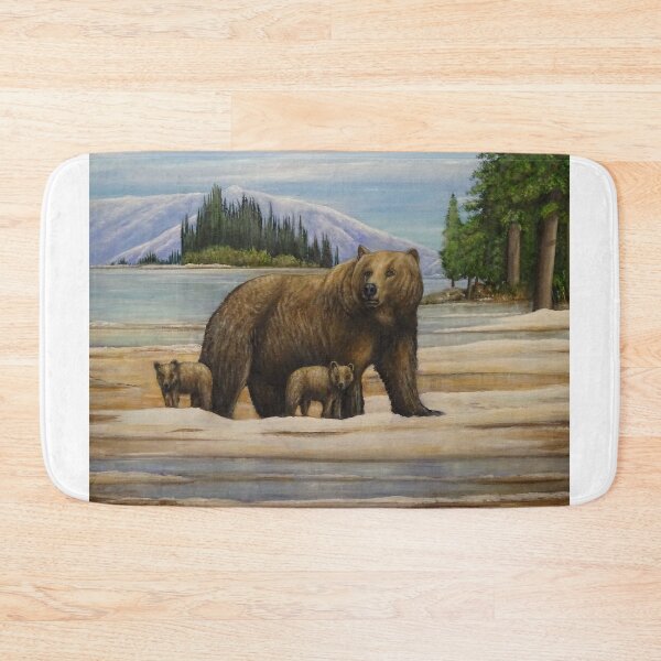 Item preview, Brown bear & cubs  designed and sold by opointonartist.