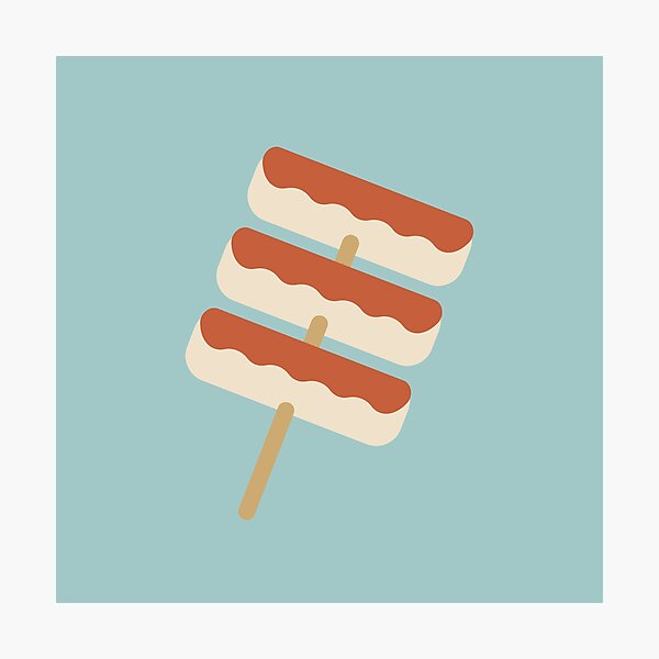 tteokbokki on a stick Photographic Print