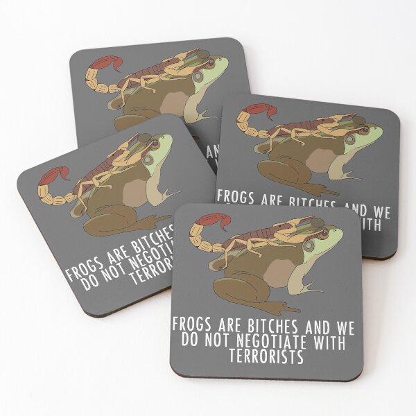 Item preview, Frogs Are Bitches And We Do Not Negotiate With Terrorists - The Umbrella Academy designed and sold by SedgeWren.