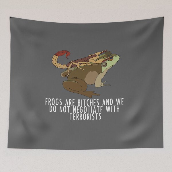 Item preview, Frogs Are Bitches And We Do Not Negotiate With Terrorists - The Umbrella Academy designed and sold by SedgeWren.