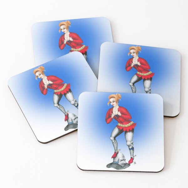 Item preview, Arming Knight Pin Up Girl (Blue) designed and sold by Claudia-dslr.