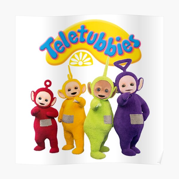 Teletubbies Poster By Shining Art Redbubble