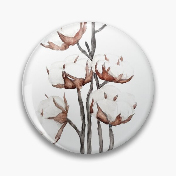 Item preview, hand painted white cotton arts  designed and sold by ColorandColor.