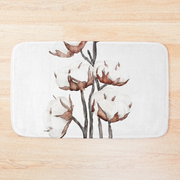 Item preview, hand painted white cotton arts  designed and sold by ColorandColor.