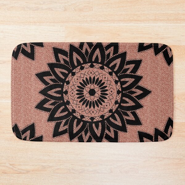 Item preview, Black mandala flowers designed and sold by SAS4rt.