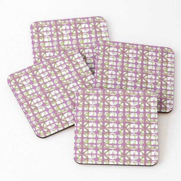 Item preview, Plum Lime Watercolor Plaid designed and sold by pear-la.