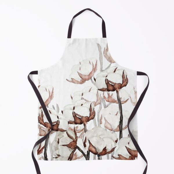 Item preview, cotton field watercolor designed and sold by ColorandColor.