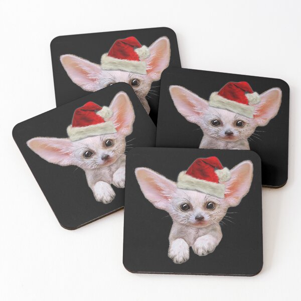 Item preview, Fox Puppy In Christmas Santa Hat Funny Foxes Lover  designed and sold by MagicJohnson22.