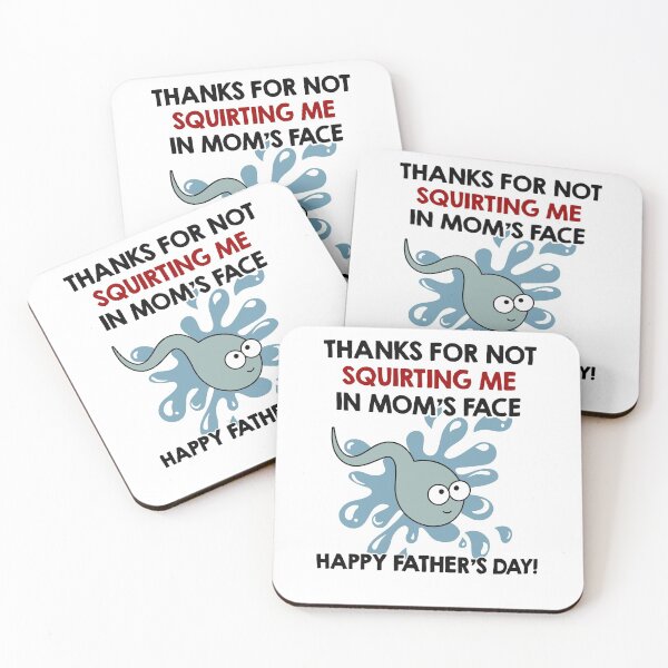 Item preview, Thanks for not squirting me in mom's face Happy father's day designed and sold by HenryHansons.