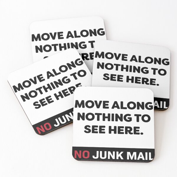 Item preview, No Junk Mail - Move Along designed and sold by gomichild.
