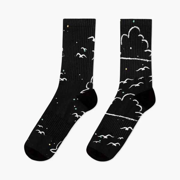 Item preview, Midnight sky clouds and birds pattern gift design designed and sold by Michael Schmidt.