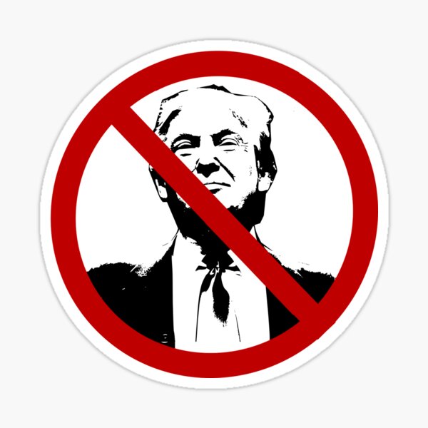 Vista previa del artículo con la obra «CONTRA TRUMP. Anti Trump. Sin Trump. Queremos que Trump salga.», diseñado y vendido por urockdesigns.