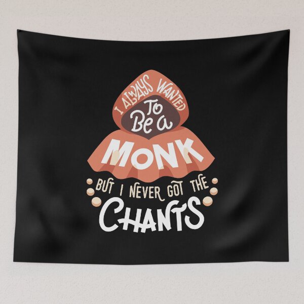 Item preview, Funny Monk Pun Sarcasm Church Religion Priest Gift designed and sold by Sandra78.