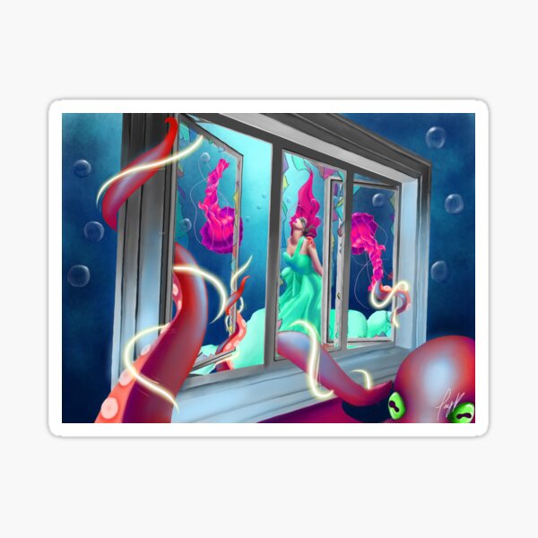 Let Me Go Sticker