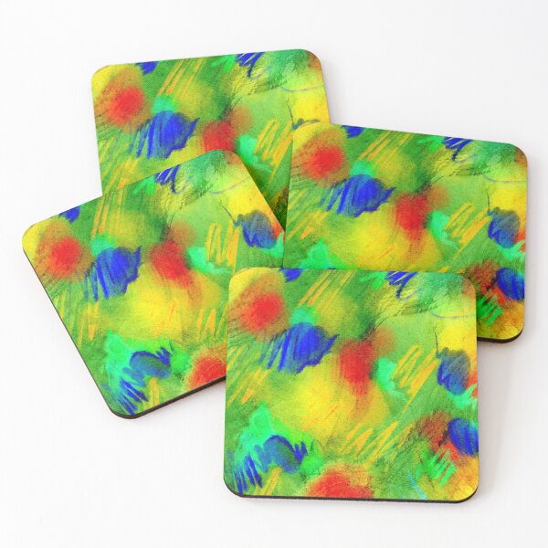 Item preview, Colorful Blur Crayon Grunge Watercolor Pattern designed and sold by digitalvintage.