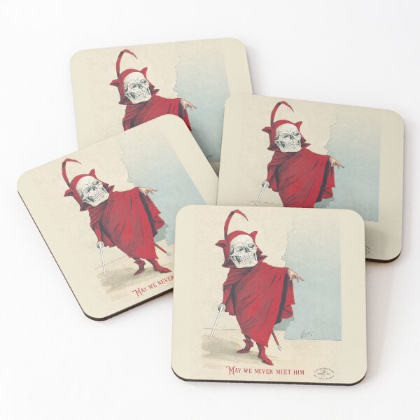 Item preview, Funny Bones: Devil "May we never meet him" designed and sold by ebrawne.