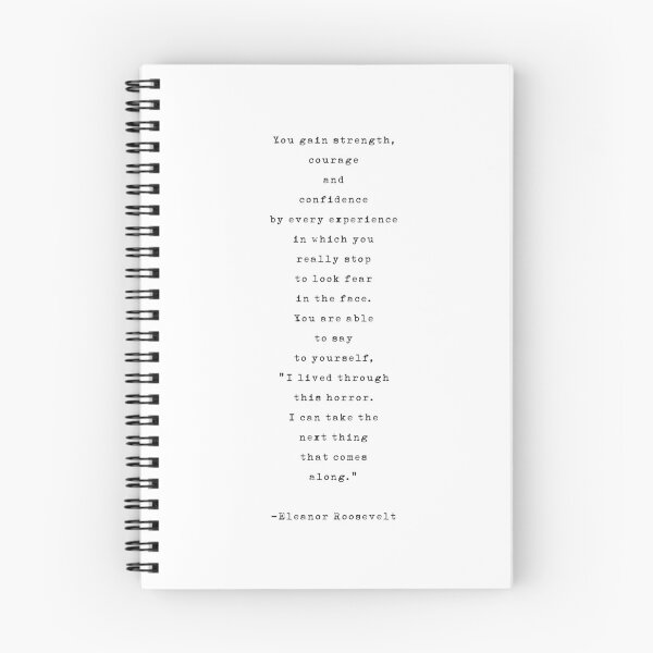 Item preview, Eleanor Roosevelt | Typewriter Style Quote designed and sold by *Jordan Lee*.