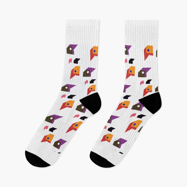 Item preview, Geometric Birds of Raven and Eagle designed and sold by Rechronicle.