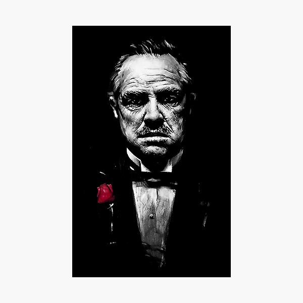 Don Vito Corleone The Godfather Photographic Print