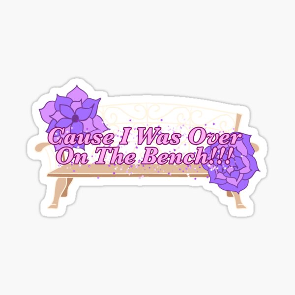 "John Mulaney Over On the Bench" Sticker for Sale by BuzzleBee696