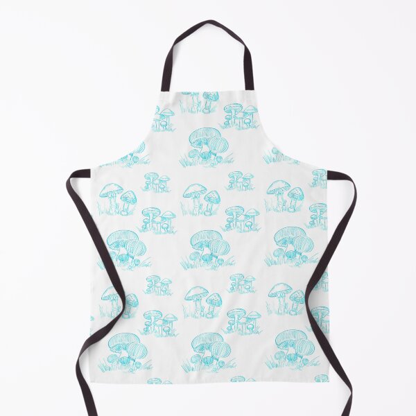 Item preview, Mushrooms in blue designed and sold by Tcuilty.