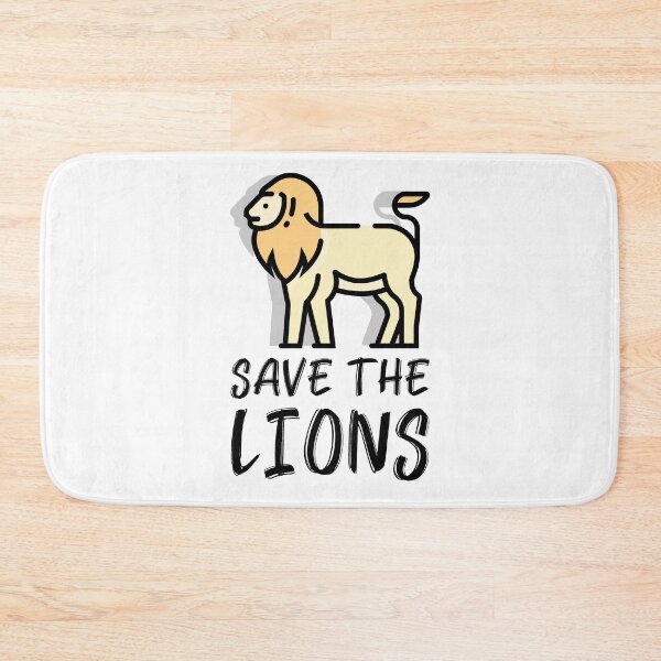 Item preview, Save the Lions Cute Lion designed and sold by javes93.