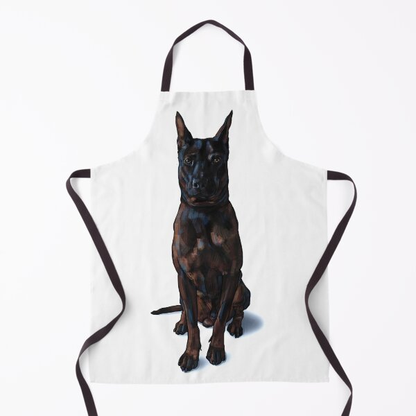 Item preview, Digital painting of  Smart black Thai Ridgeback dog designed and sold by hadkhanong.