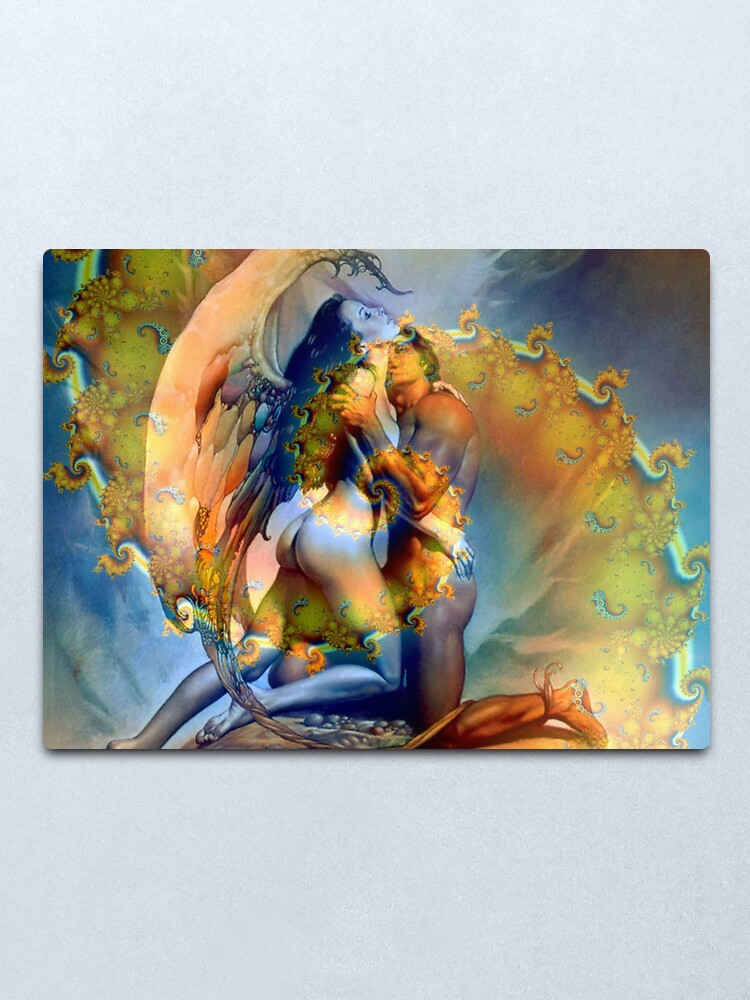 "Twin Flame Love" Metal Print by wightman Redbubble