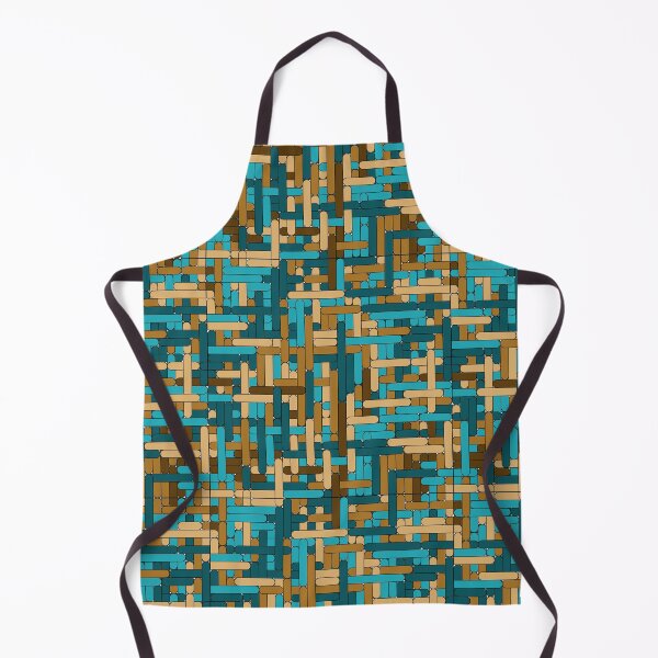 Item preview, Blue-brown grid seamless designed and sold by Shoshina.