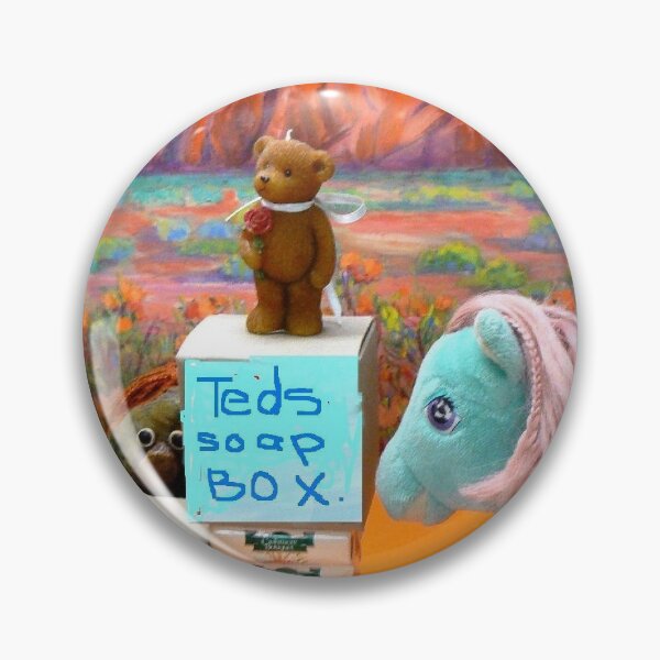 Item preview, Soapy the Ted gets up on his Soapbox and talks to a Multiculture Bored Audience designed and sold by ginnymac.