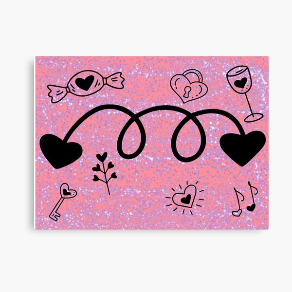 Hearts Canvas Print