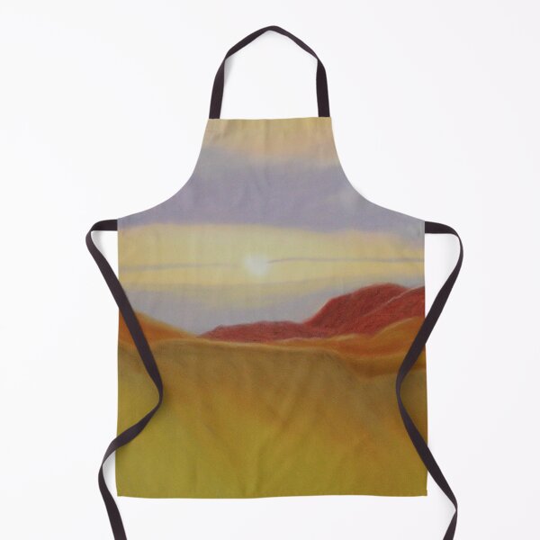 Item preview, Yellow desert / pastel painting designed and sold by DoreenGehrkeArt.