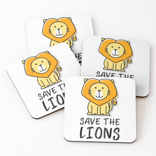 Item preview, Save the Lions Kawaii Lion designed and sold by javes93.
