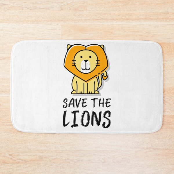 Item preview, Save the Lions Kawaii Lion designed and sold by javes93.