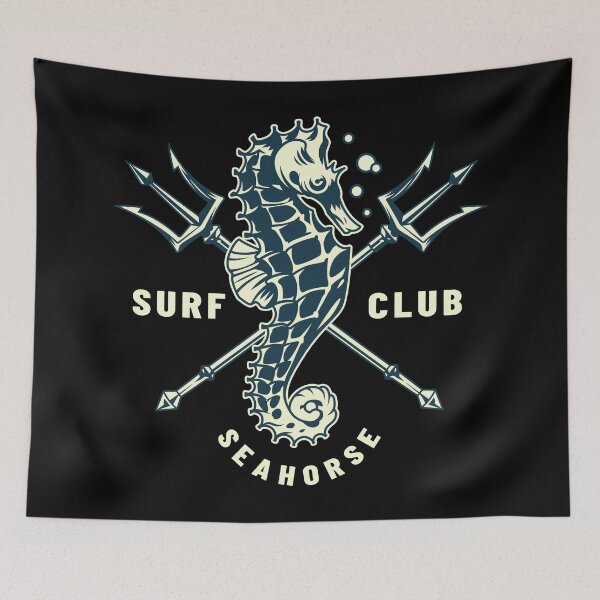 Item preview, Seahorse Surf Club Marine Trident designed and sold by Vector Scout Lab.