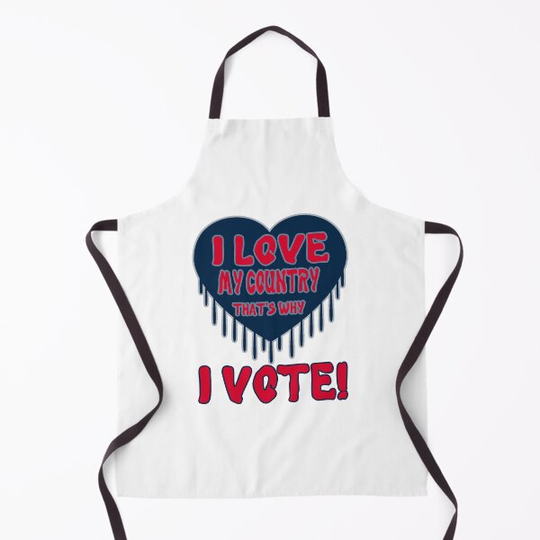 Item preview, “I LOVE MY COUNTRY THAT’S WHY I VOTE!”, Blue & Red designed and sold by Joanenices.