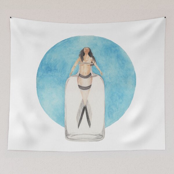 Item preview, Banggai Cardinal Mermaid - Mermay 2019 - Watercolour Mermaid designed and sold by Art by Kathleen Stuart.
